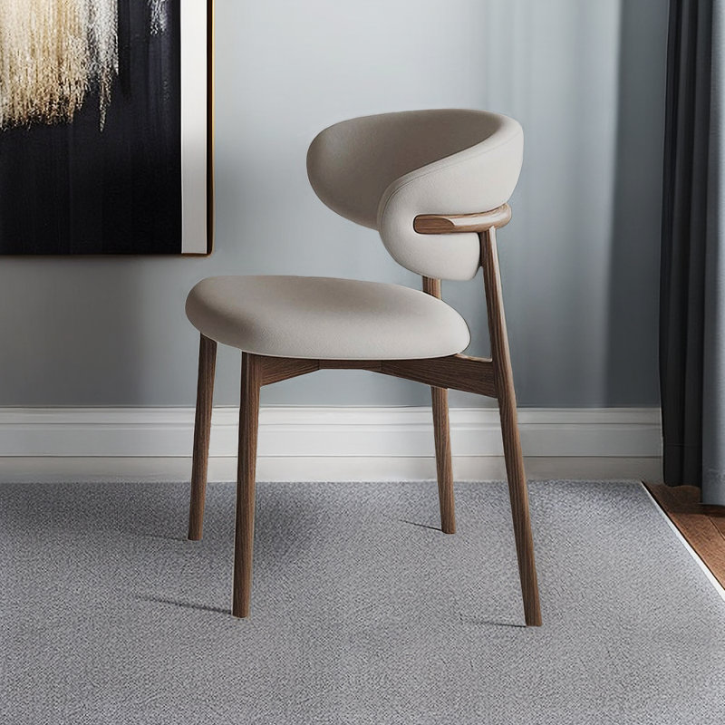 Corrigan Studio® Lovash UItra Leather King Louis Dining Chair Wayfair